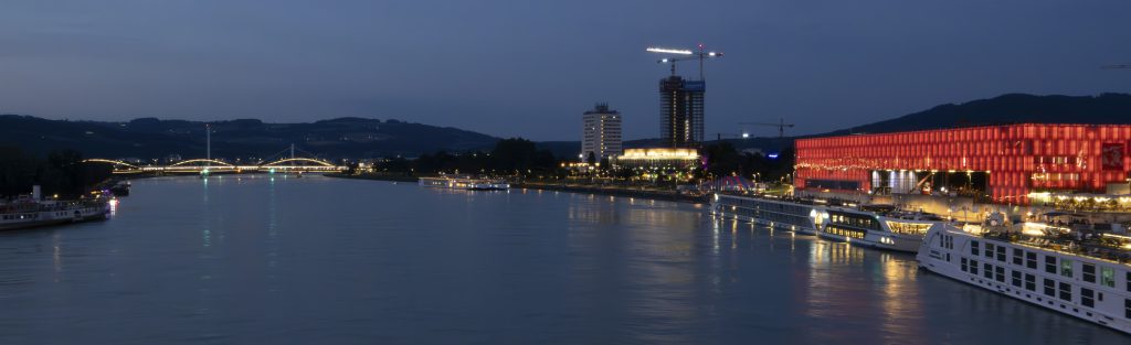 Linz Panorama from the Nibelungenbrücke